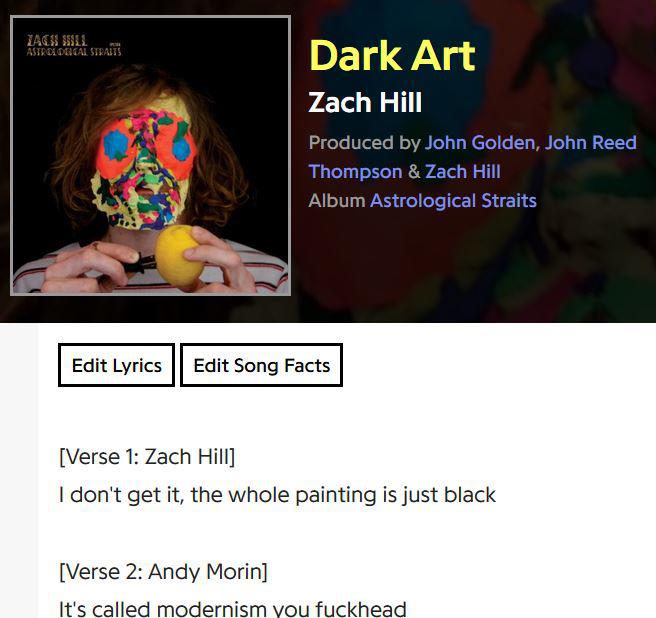 Zach Hill Dark Art Scrolller