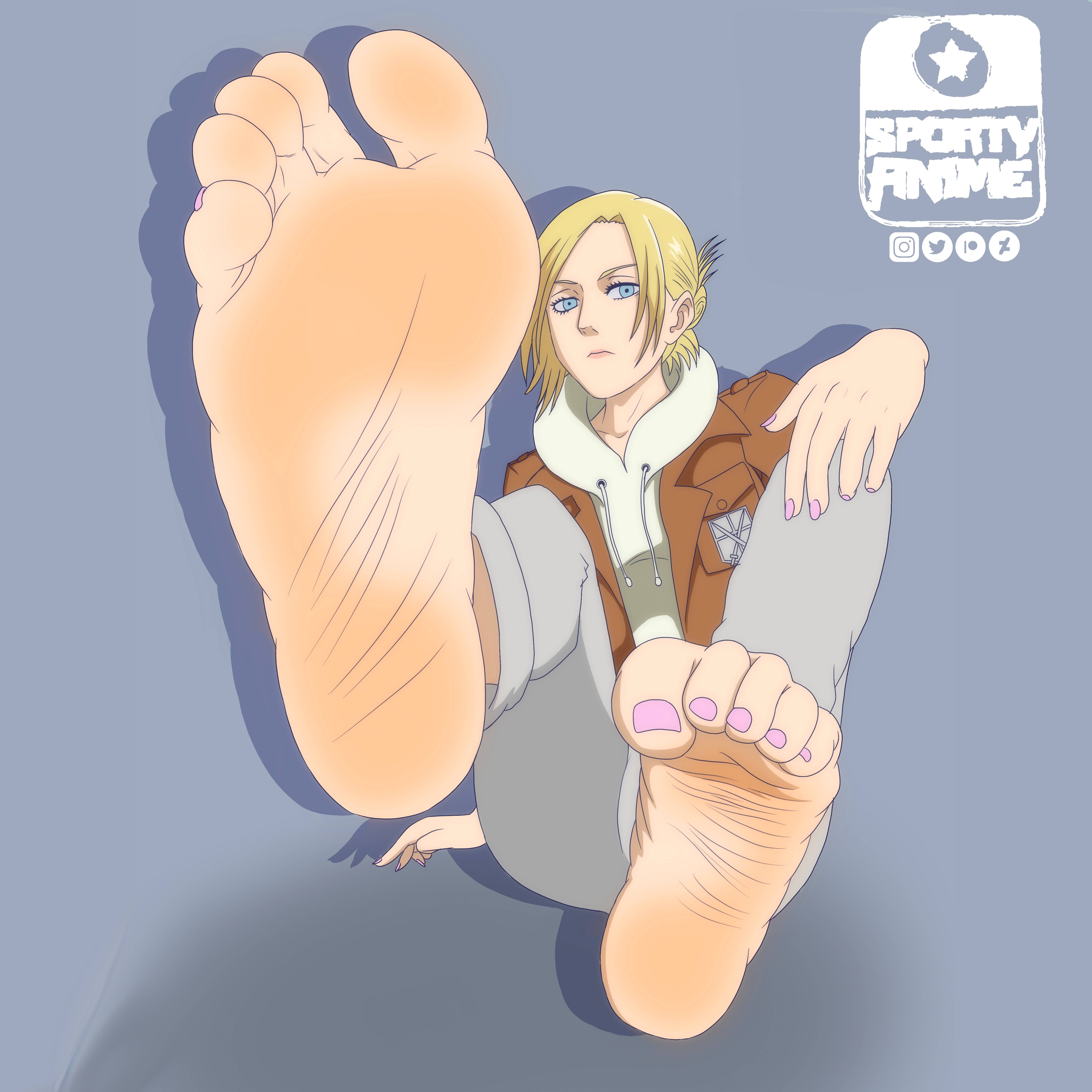 Annie leonhart feet
