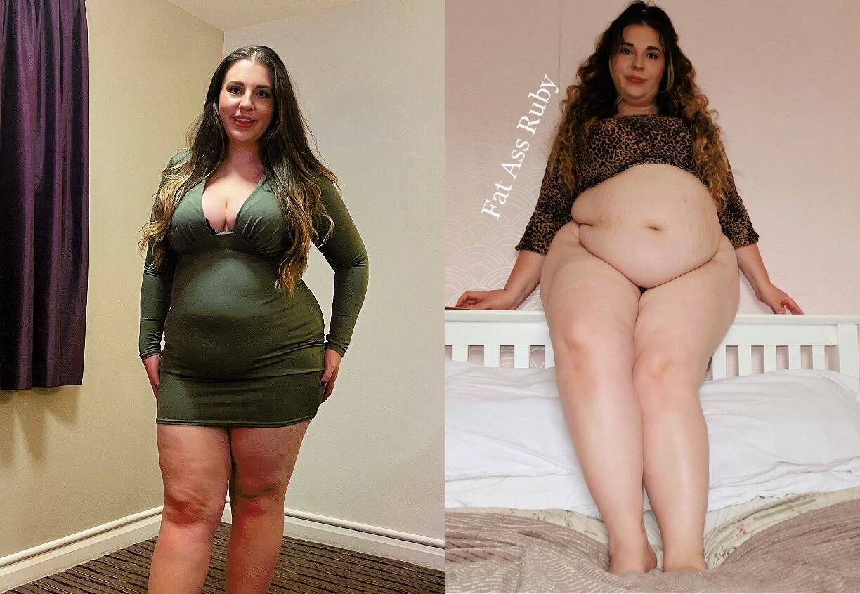 Before After - beautiful feedee Fat Ass Ruby | Scrolller