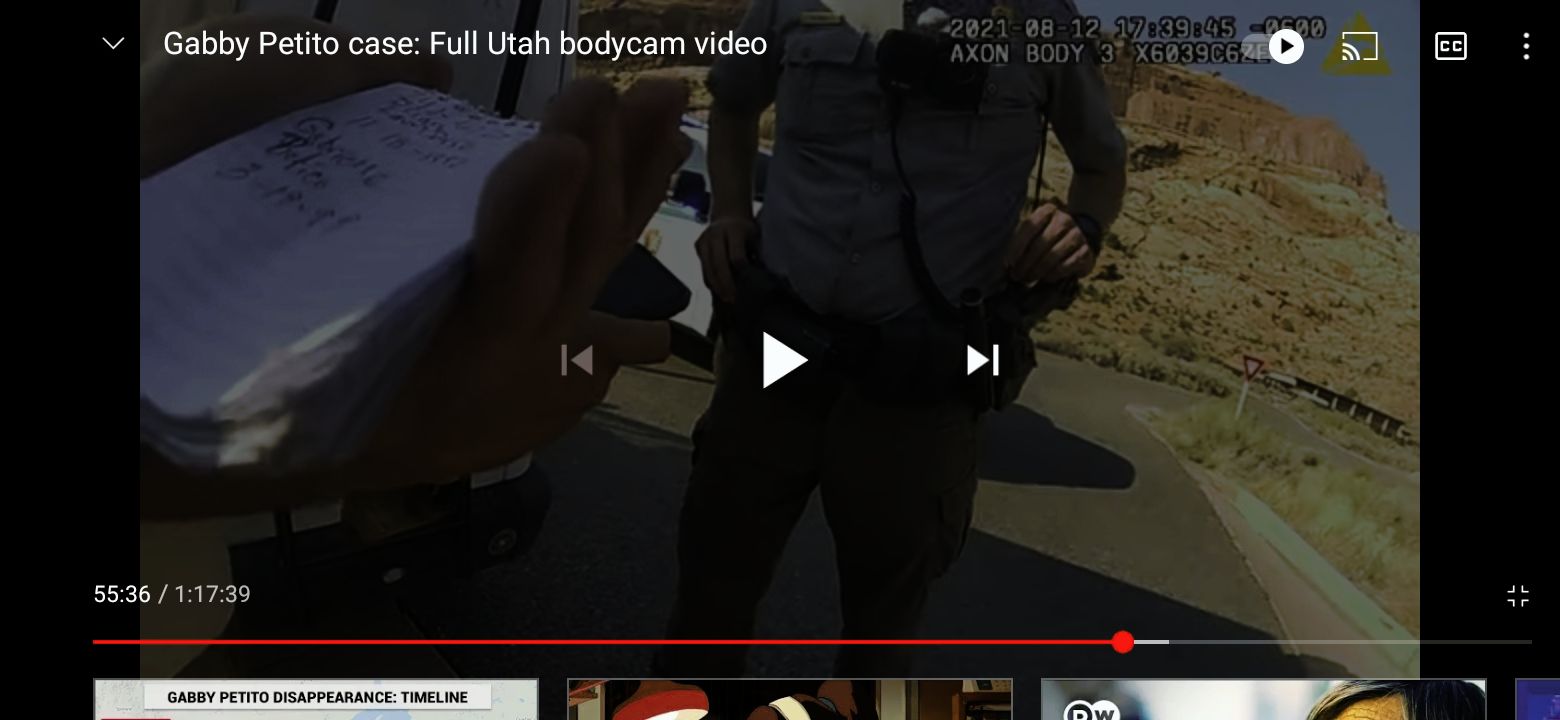 Body cam footage leaks DOB Scrolller