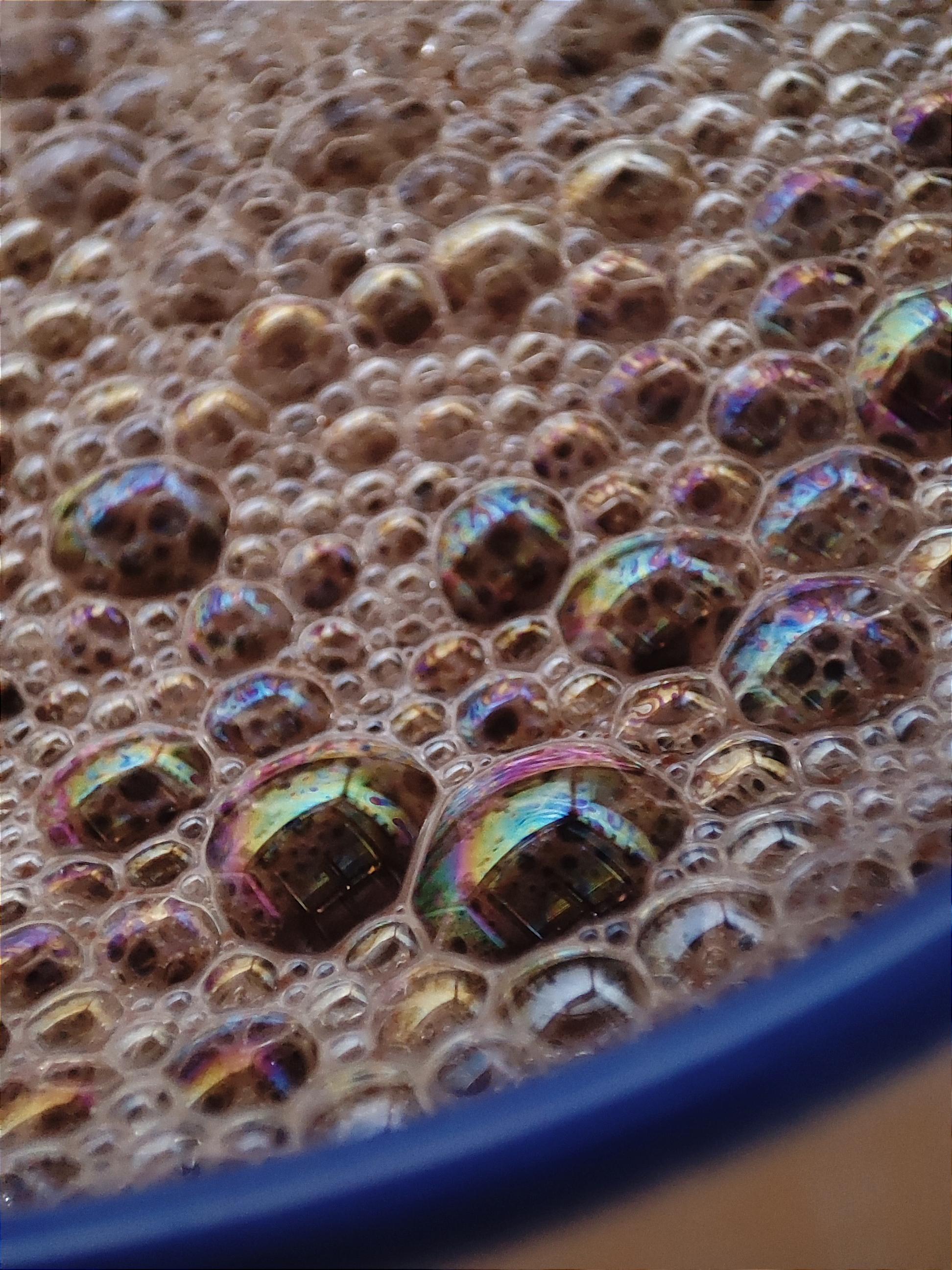 Bubbles in my chocolate ☕🫧 Scrolller