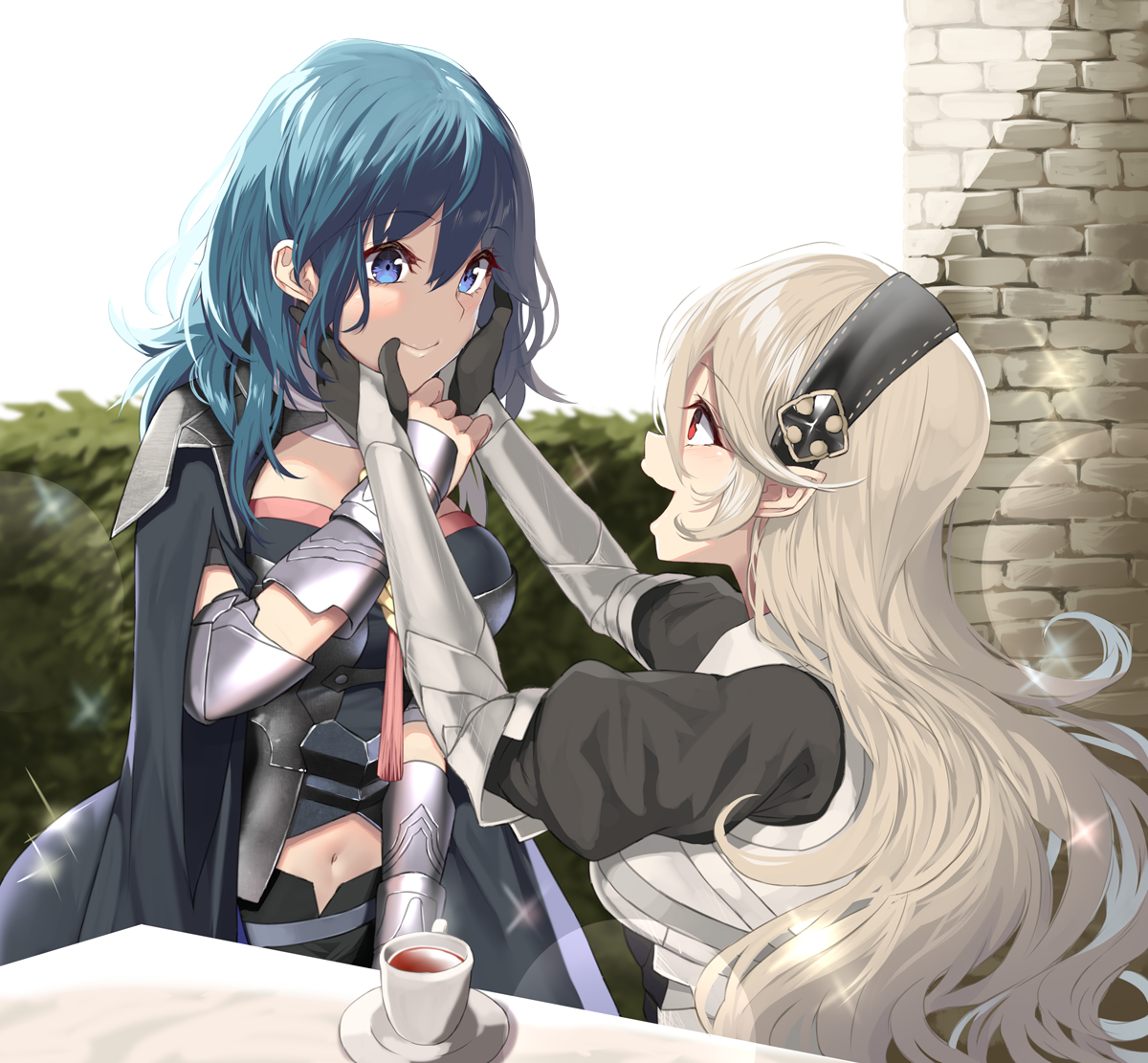 Byleth and Corrin having a tea party | Scrolller