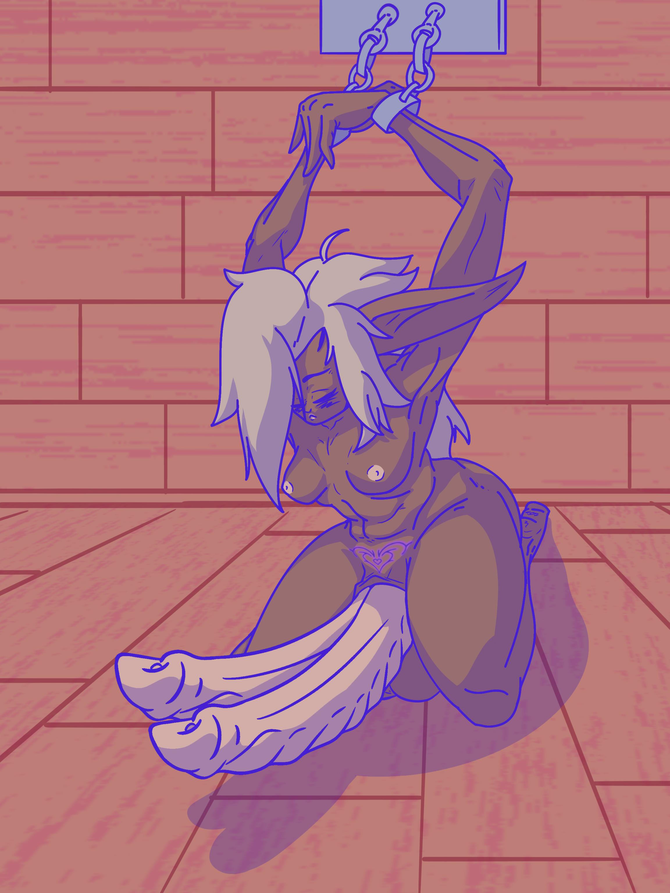 Chained and Stripped Down (CreamyCoffeeArtist)