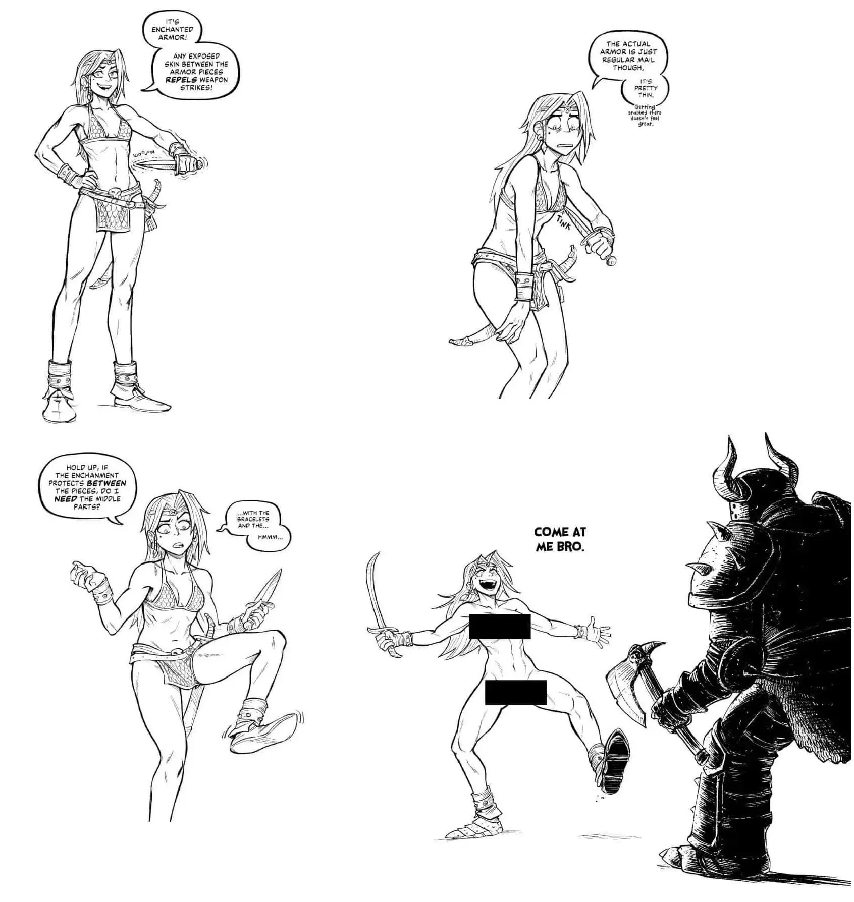'Chainmail Bikini' (mcnostril)