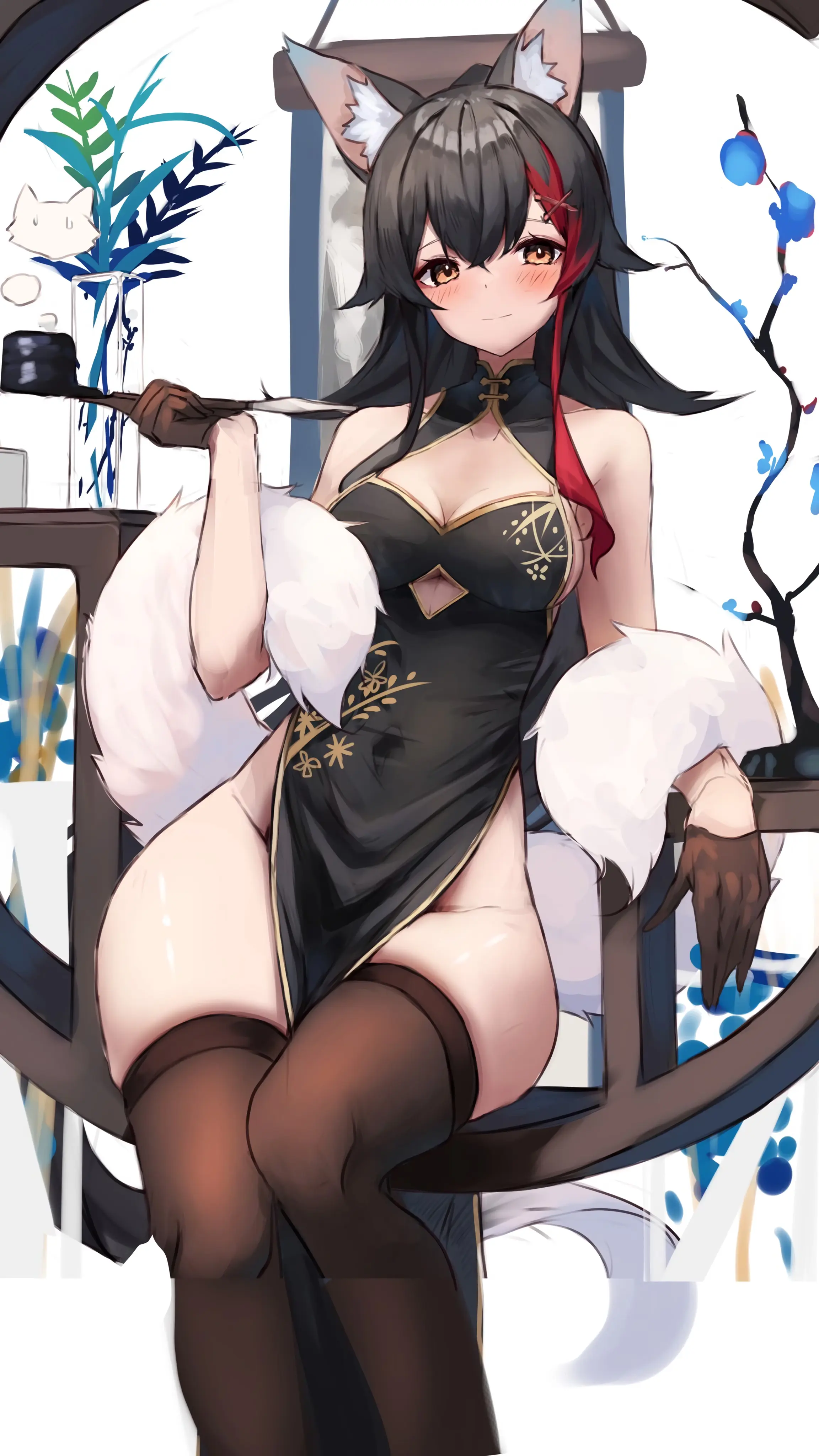 chinese dress Mio looking really nice