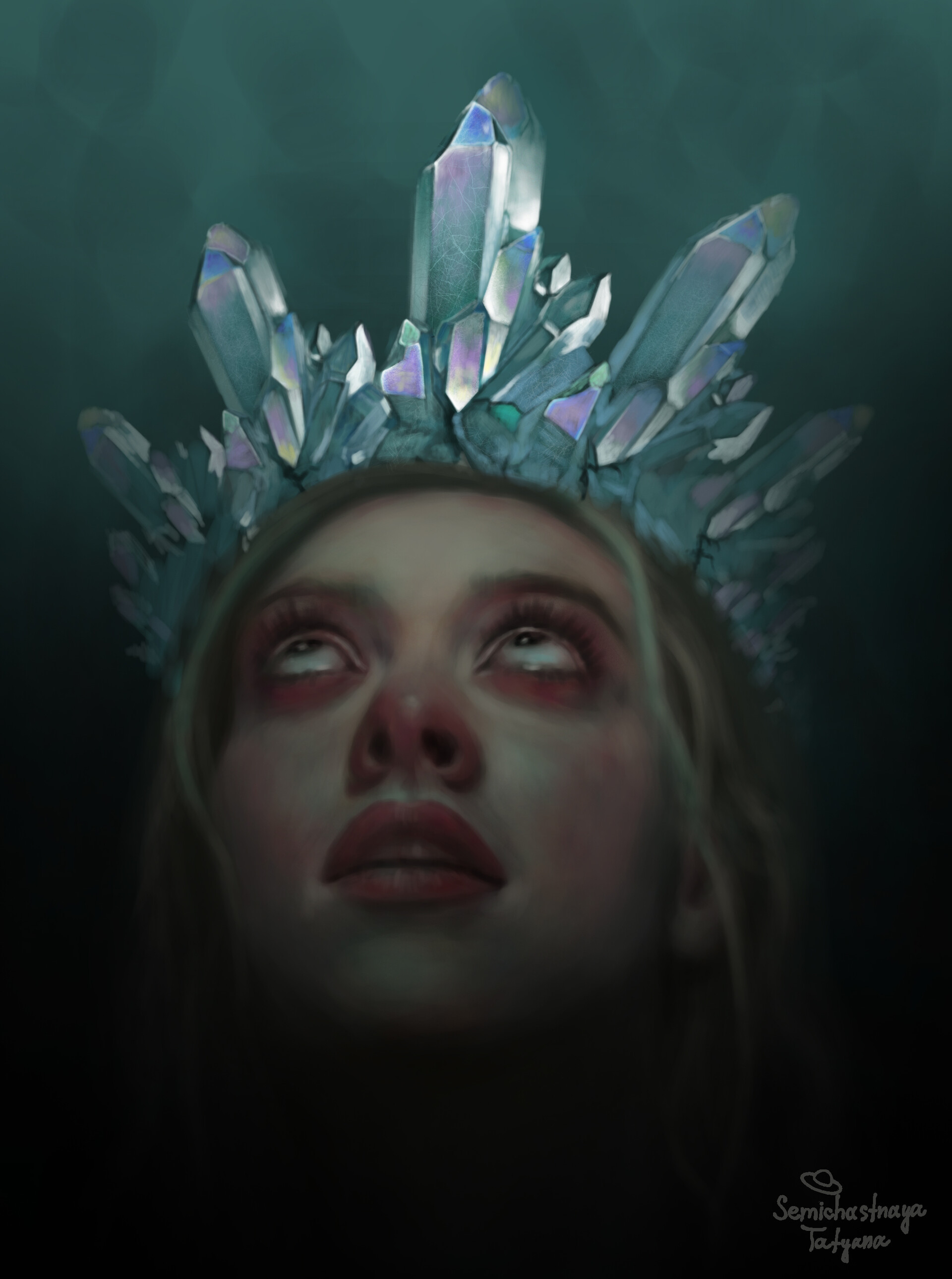 Crystal girl by Татьяна Семичастная Scrolller