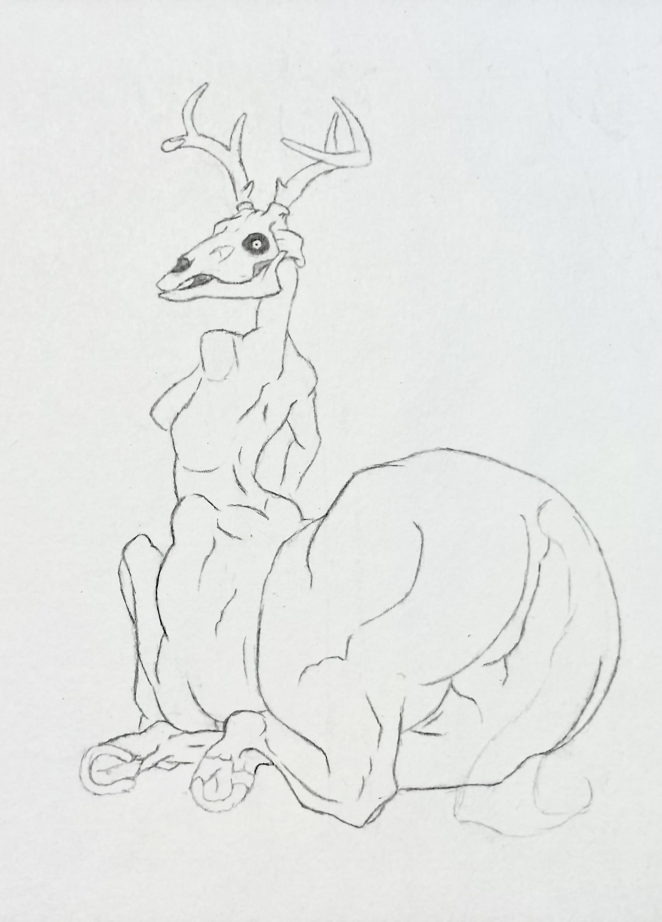 Deer Centaur ( drawn by me ) | Scrolller