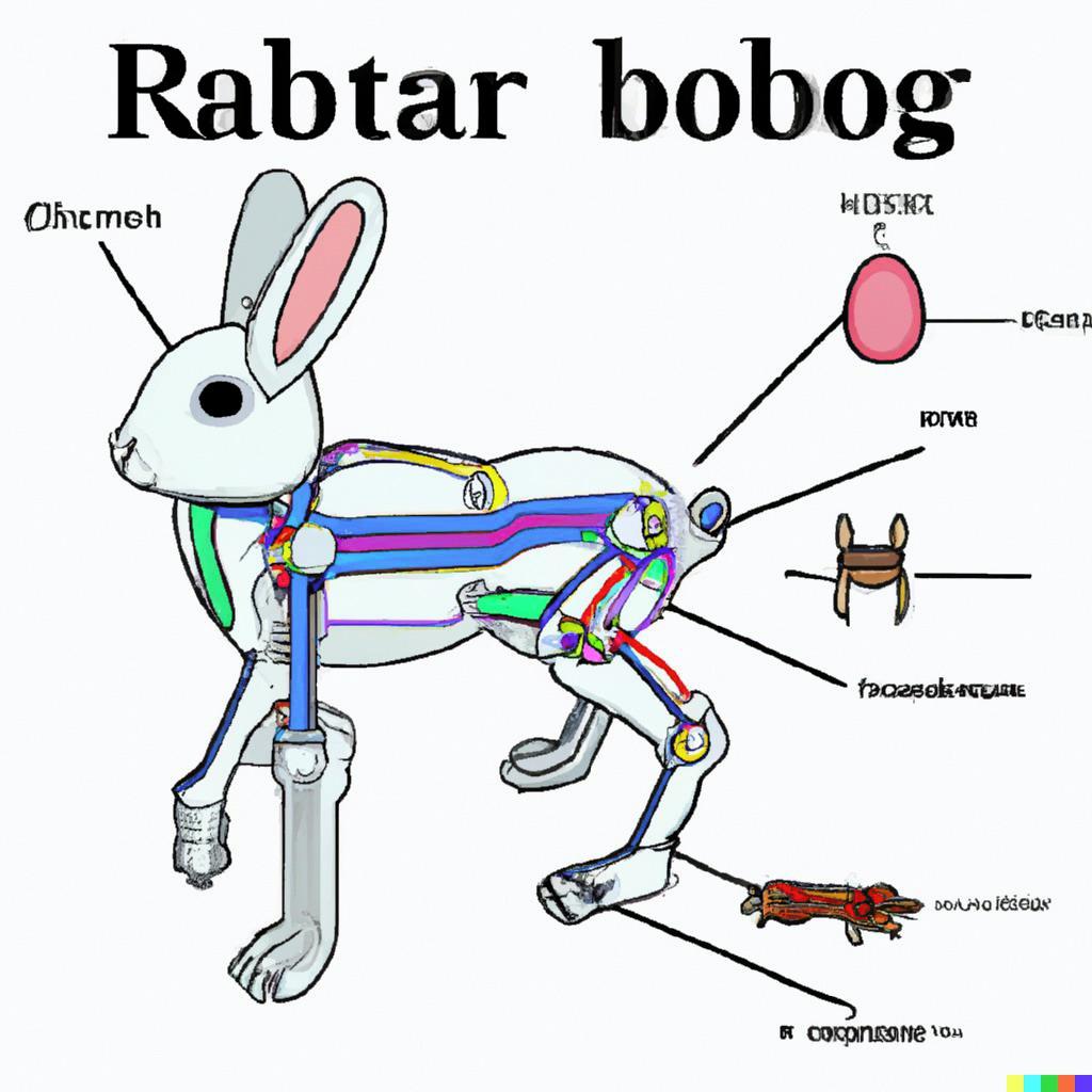 diagram explaining the anatomy of a robotic dog rabbit Scrolller