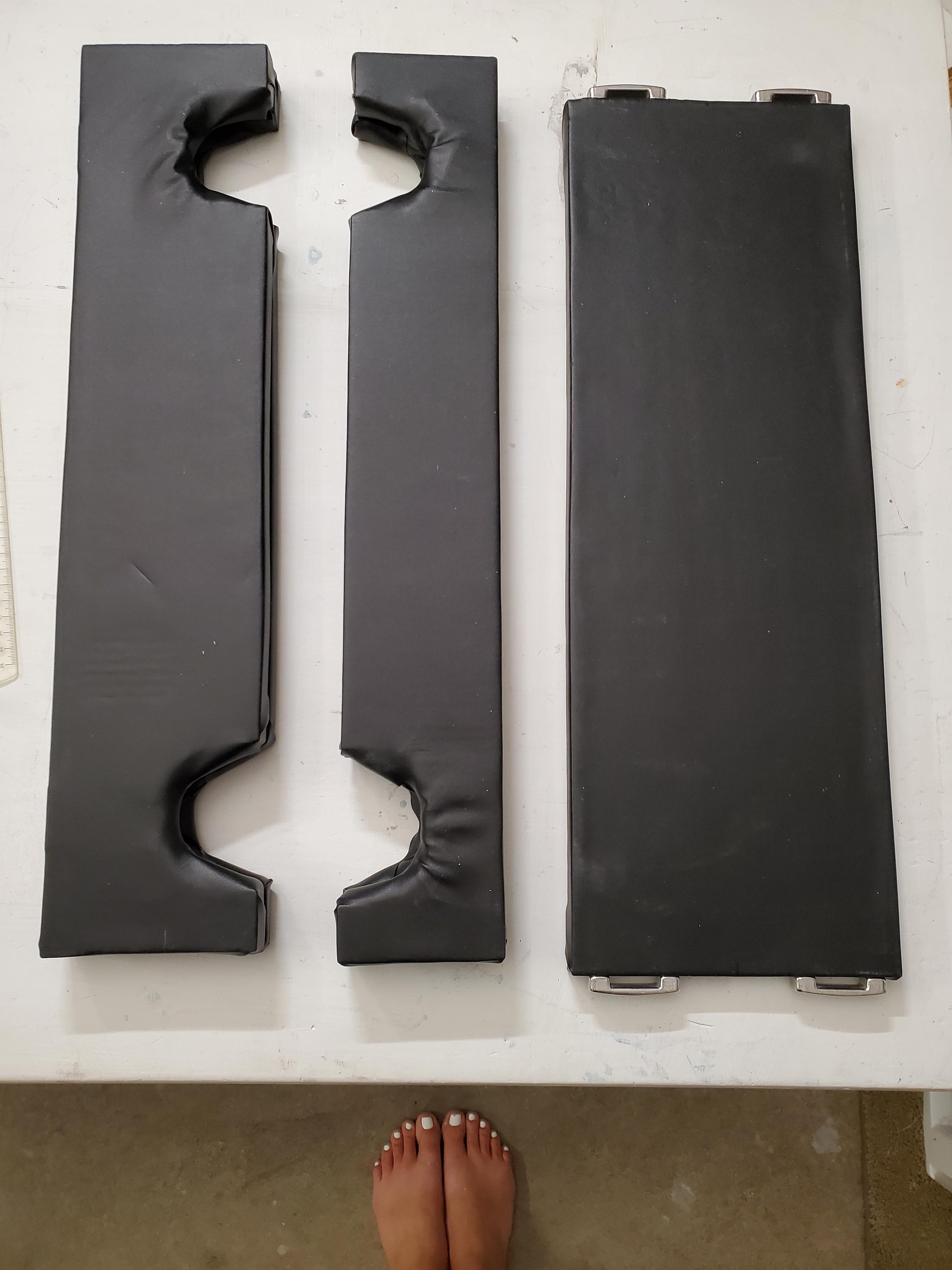 DIY stockades I'm working on with the hubby! Can't wait to hop in them ...