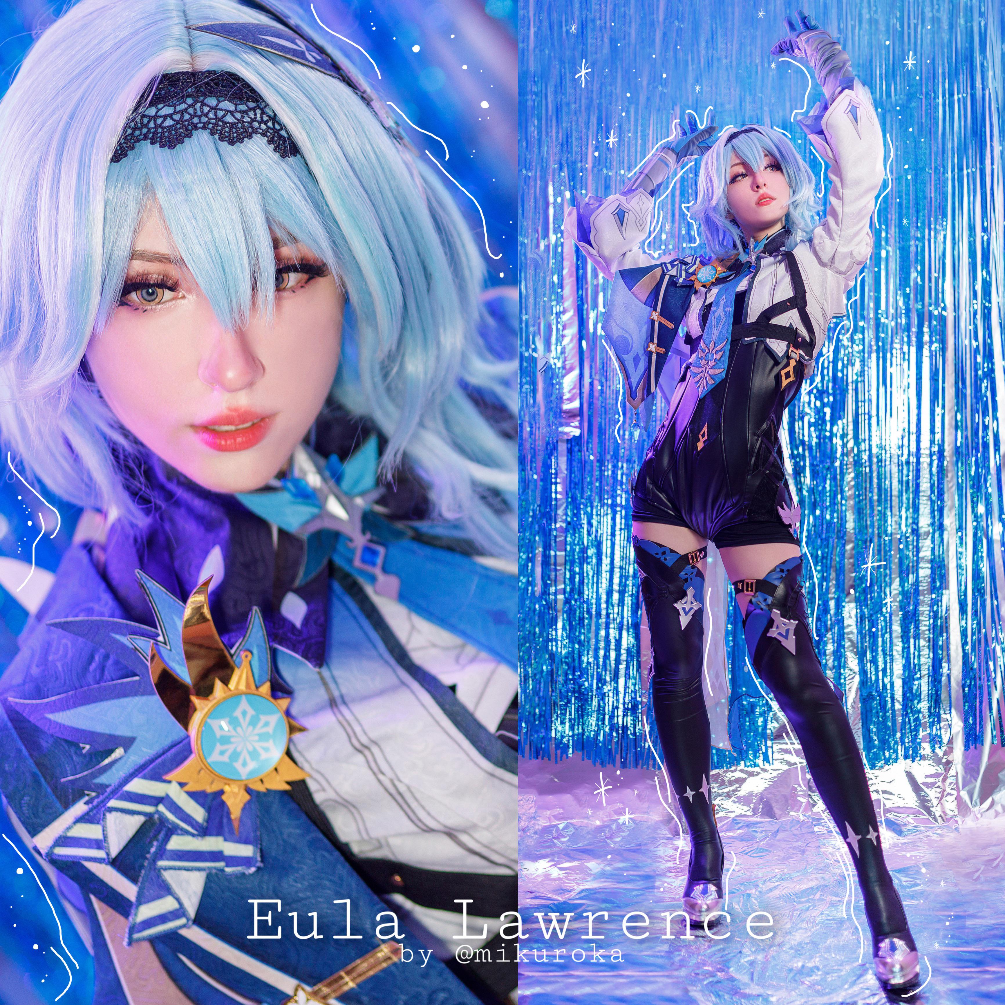 Eula Cosplay By Mikuroka Scrolller 9050