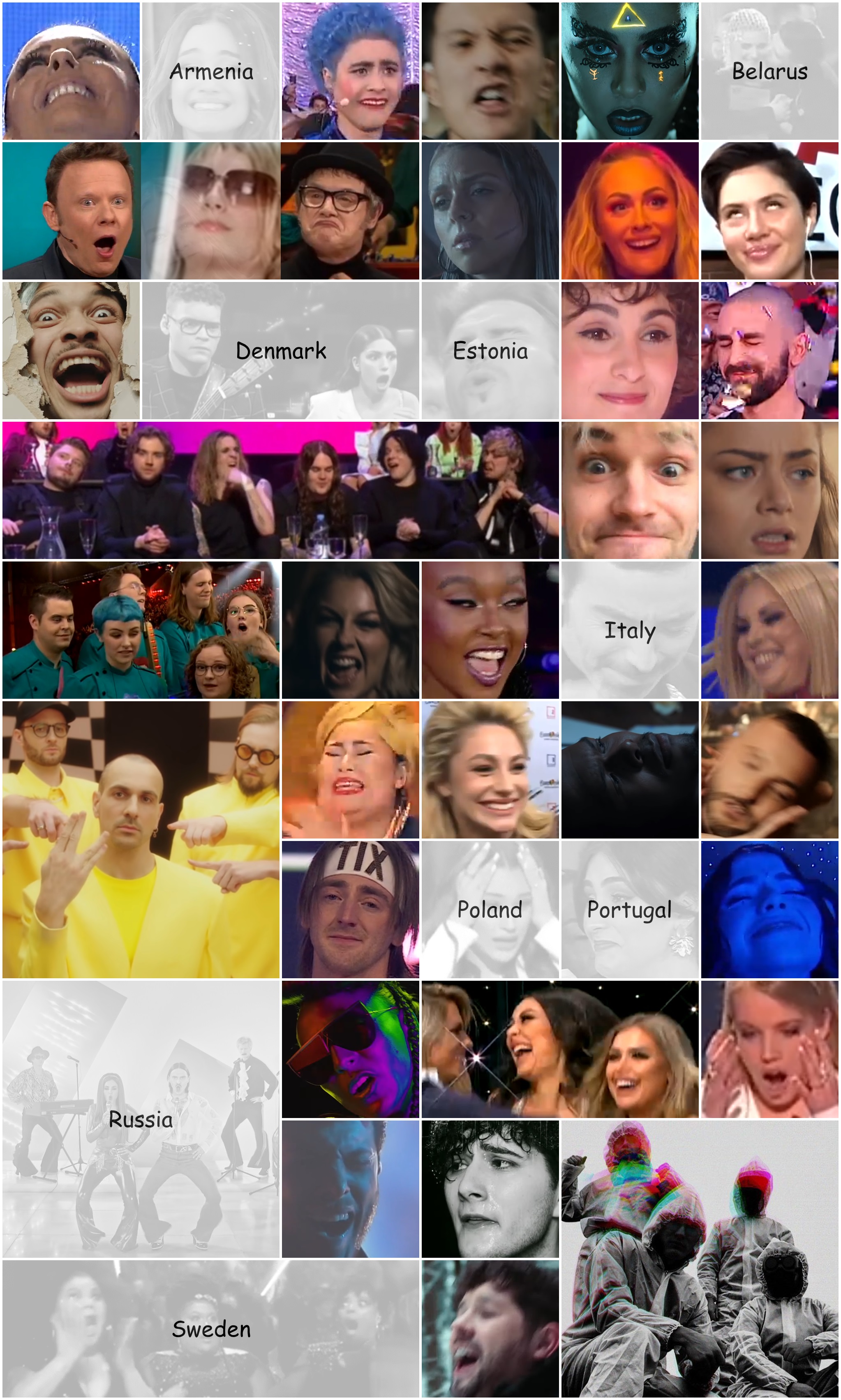 Eurovision 2021 participants so far (Feb. 20), PUT YOUR MIDDLE FINGERS ...