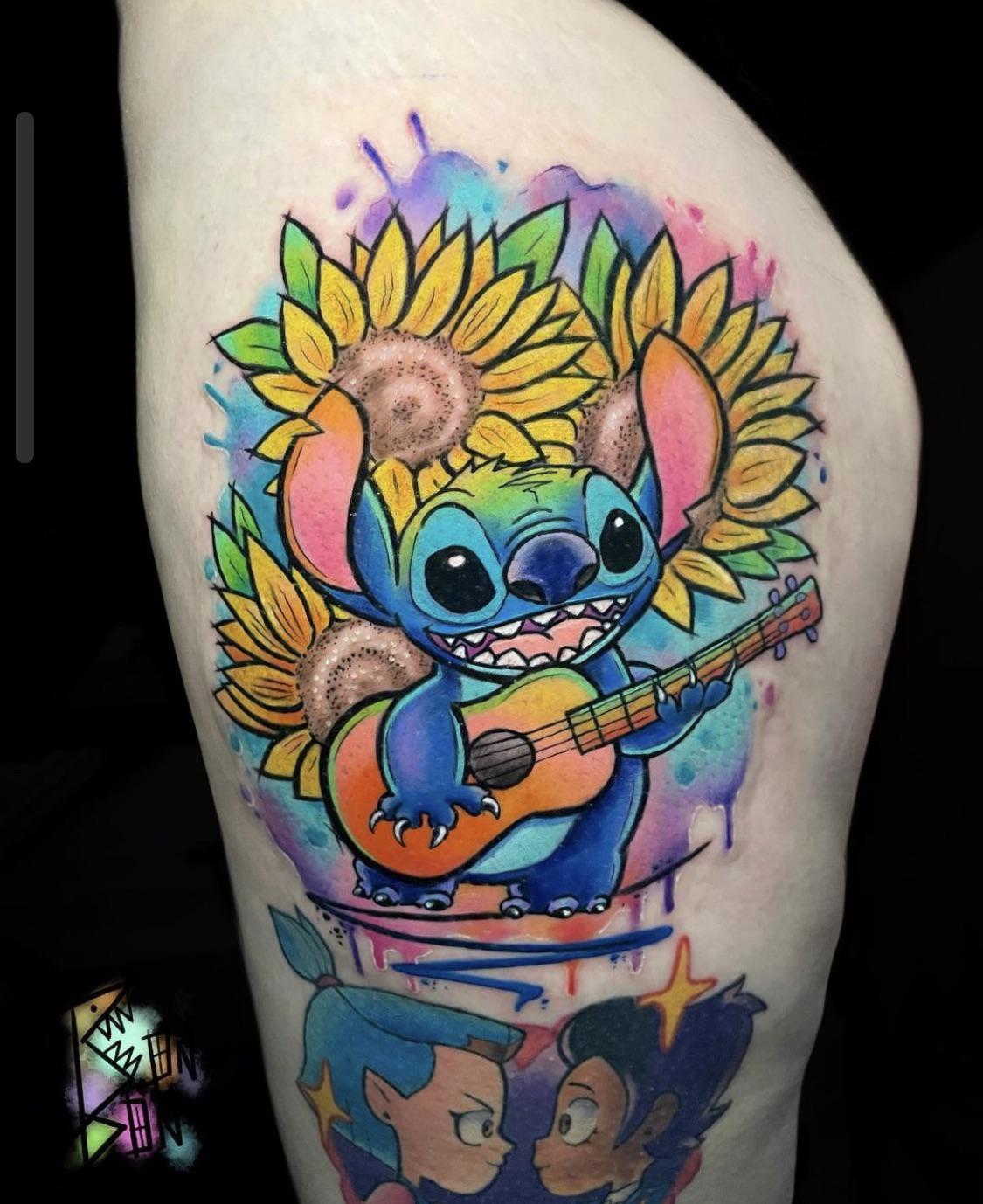 Lilo  Stitch Tattoo  Lilo and stitch tattoo Stitch tattoo Disney stitch  tattoo