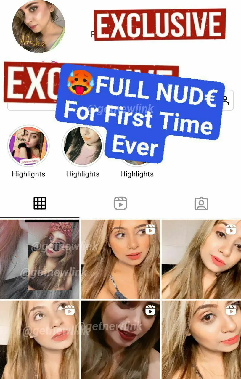 #FullNOOD_With_Face 🥵Famous insta Model AFSHAA Full NUD€ For First Time Ever Pressing her Big B00bs &amp; Mstrbating with Full Face Premium 121 Live 🤳!! Don't Miss🥵🔥 ━━━━━━━━━━━━━━━━━━━━