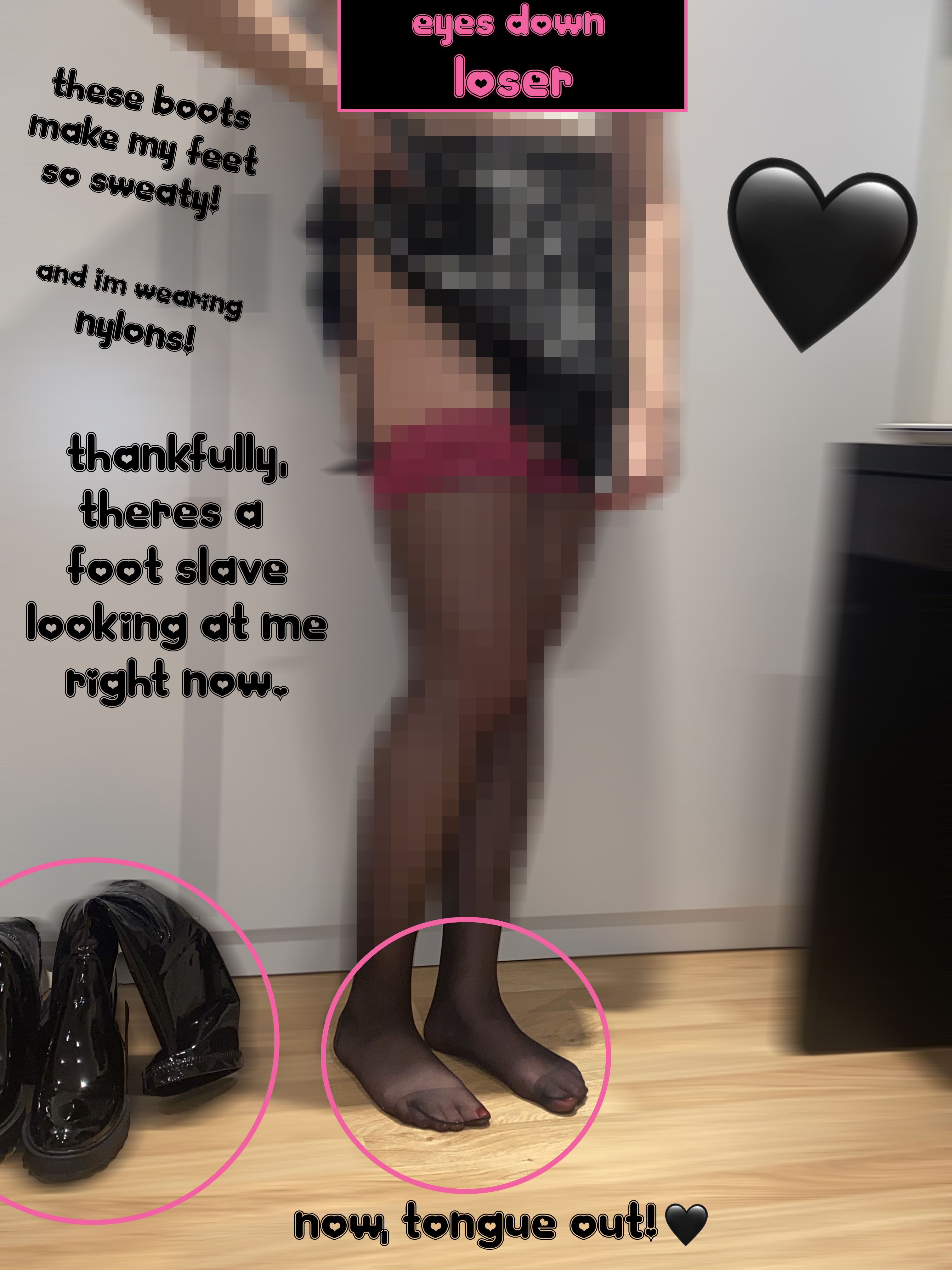 Get to work, foot slave! 🖤 | Scrolller