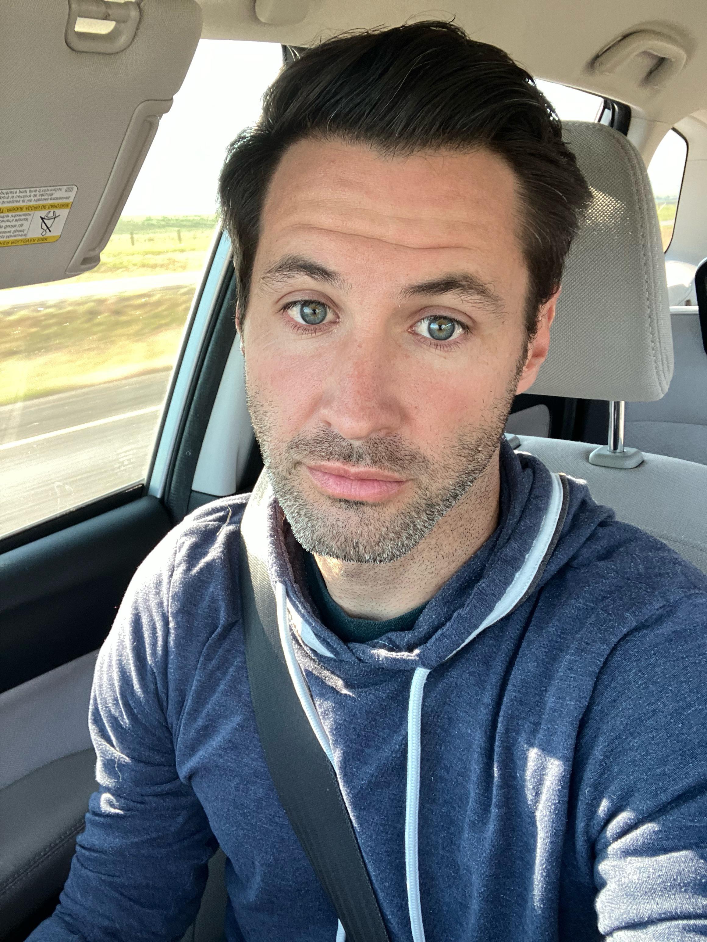 Good morning. [37] year old dad solo on a road trip did the day ...