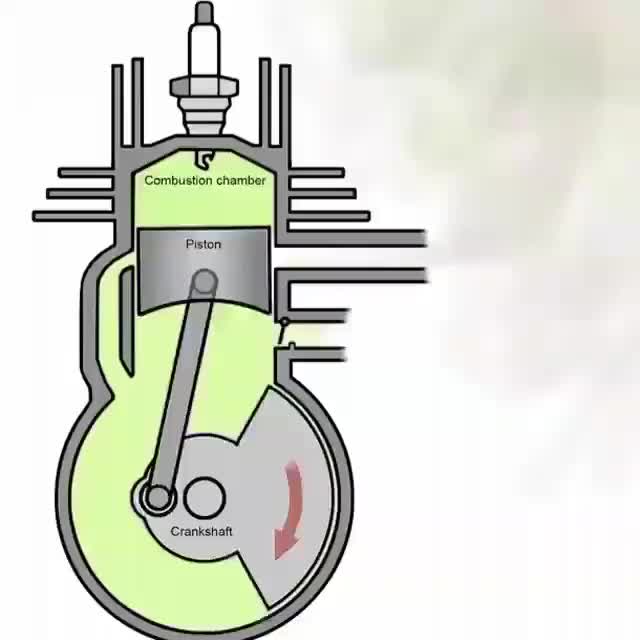 how a 2 stroke engine works step by step