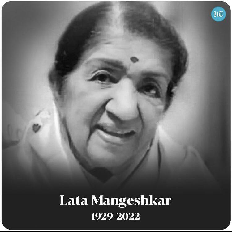 India’s Nightingale Lata Mangeshkar has passed away at 92 | Scrolller