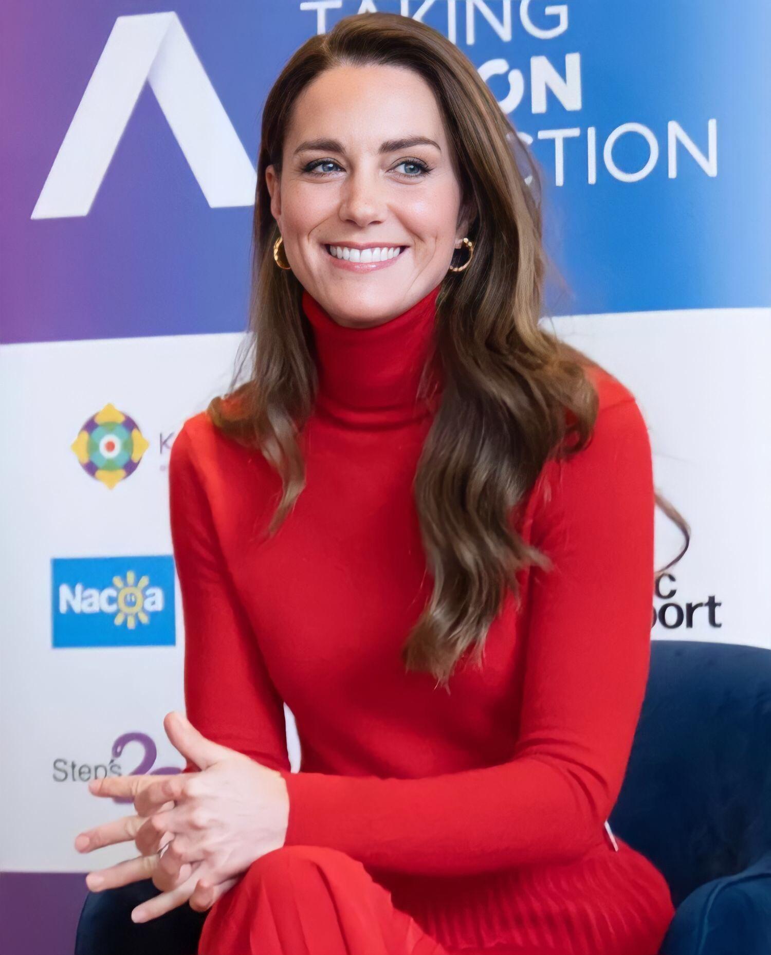Kate at taking action on addiction campaign scrolller