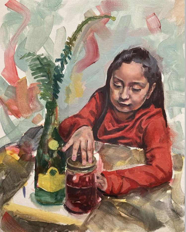 Little Sister Me Oils 2021 Scrolller