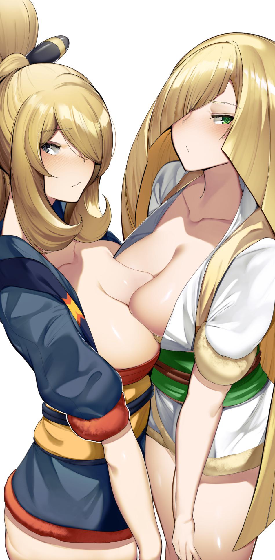 Lusamine and Cynthia squish Scrolller.