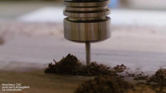 Making a chess board on a router with walnut and maple inlay | Scrolller