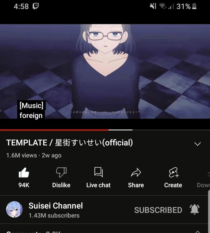 me turns on translated captions the caption Scrolller