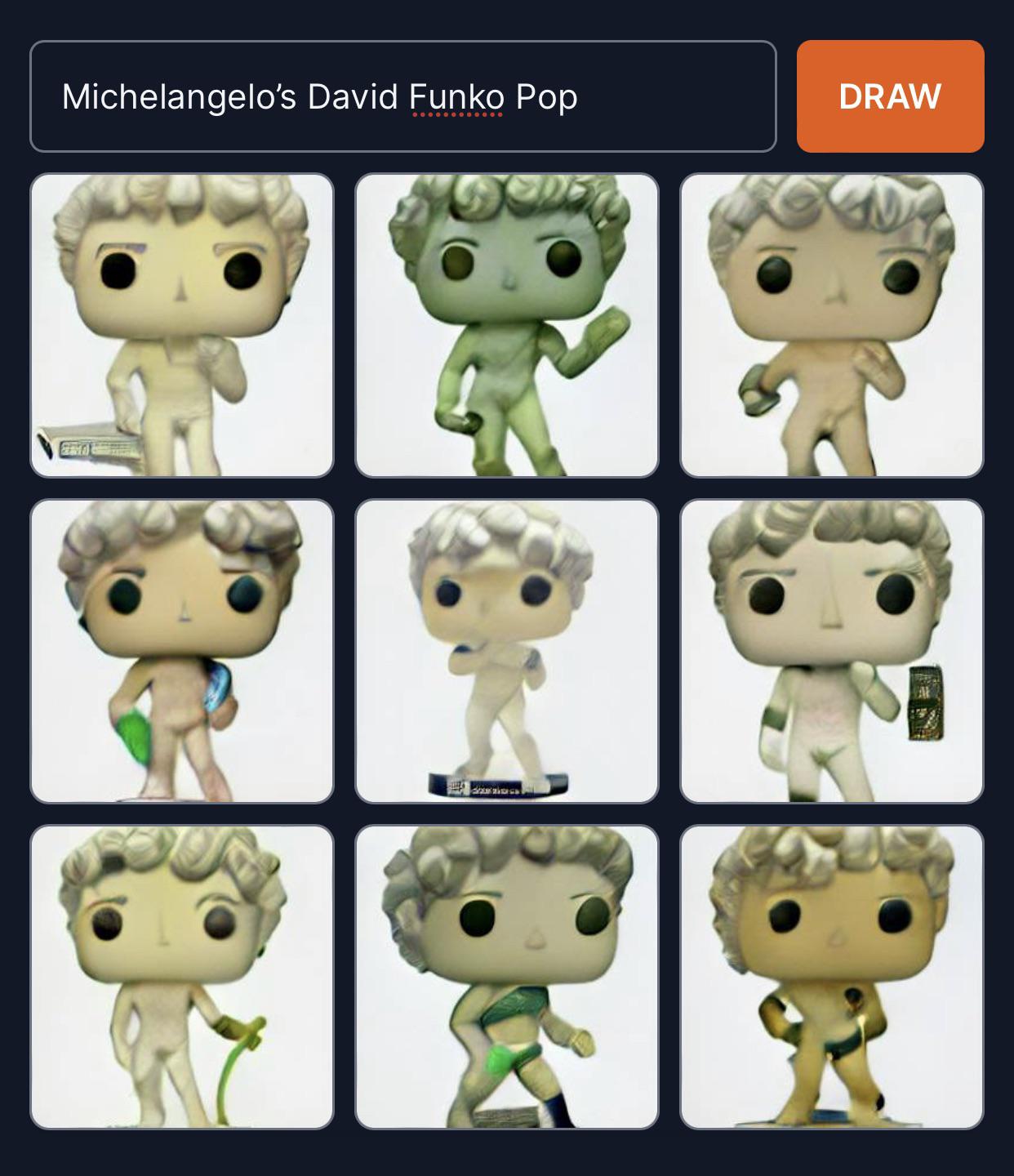 Michelangelo’s David Funko Pop | Scrolller