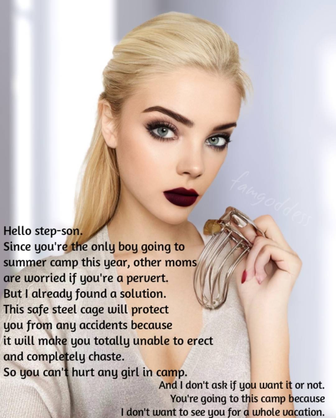  mom chastity Scrolller