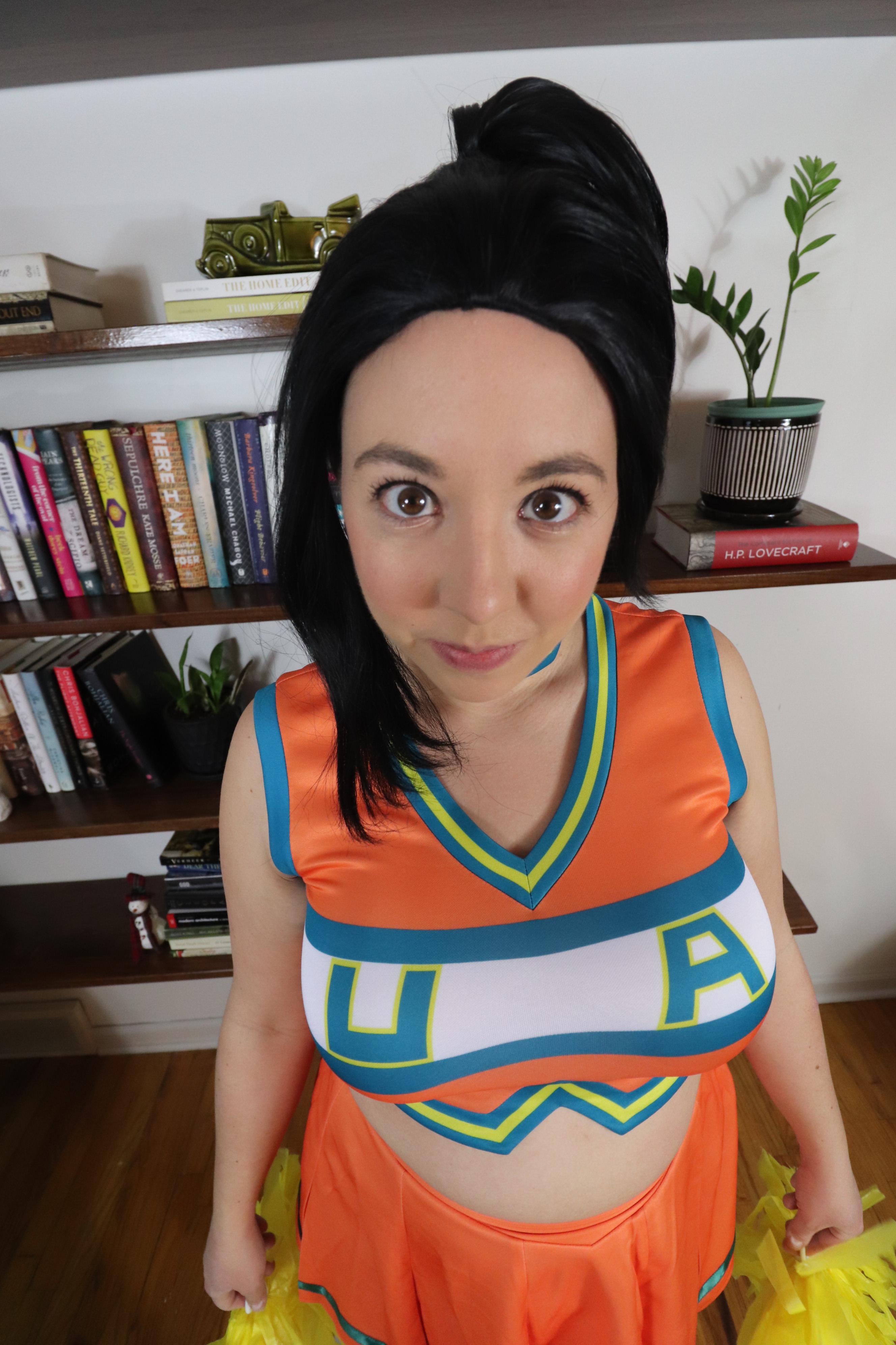 my hero academia cheerleader outfit