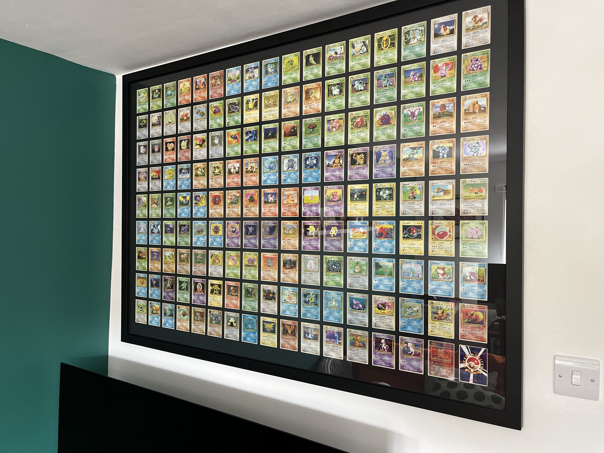 My 151 original Pokémon display Scrolller