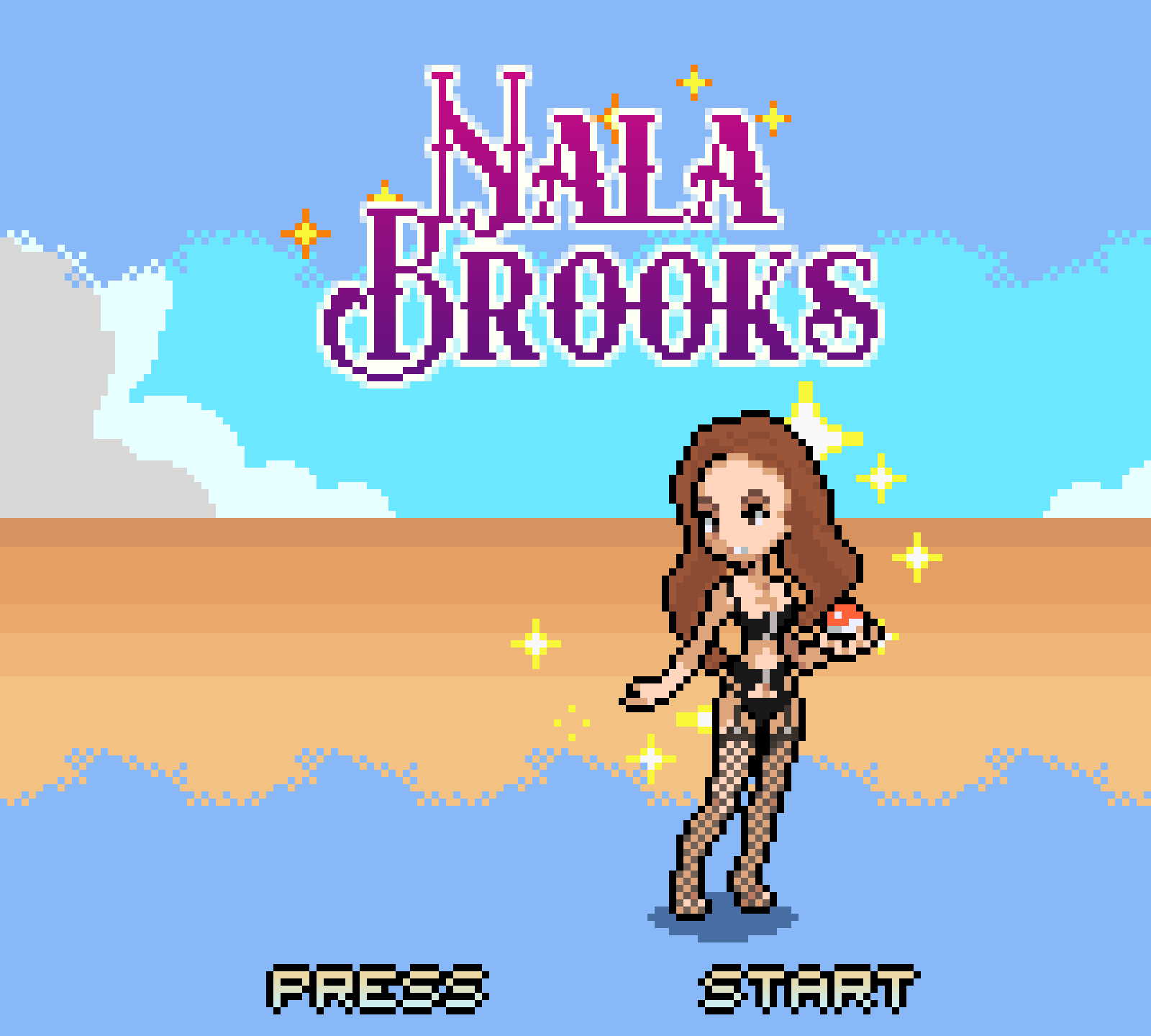 Nala Brooks trainer pokemon 8-BIT | Scrolller