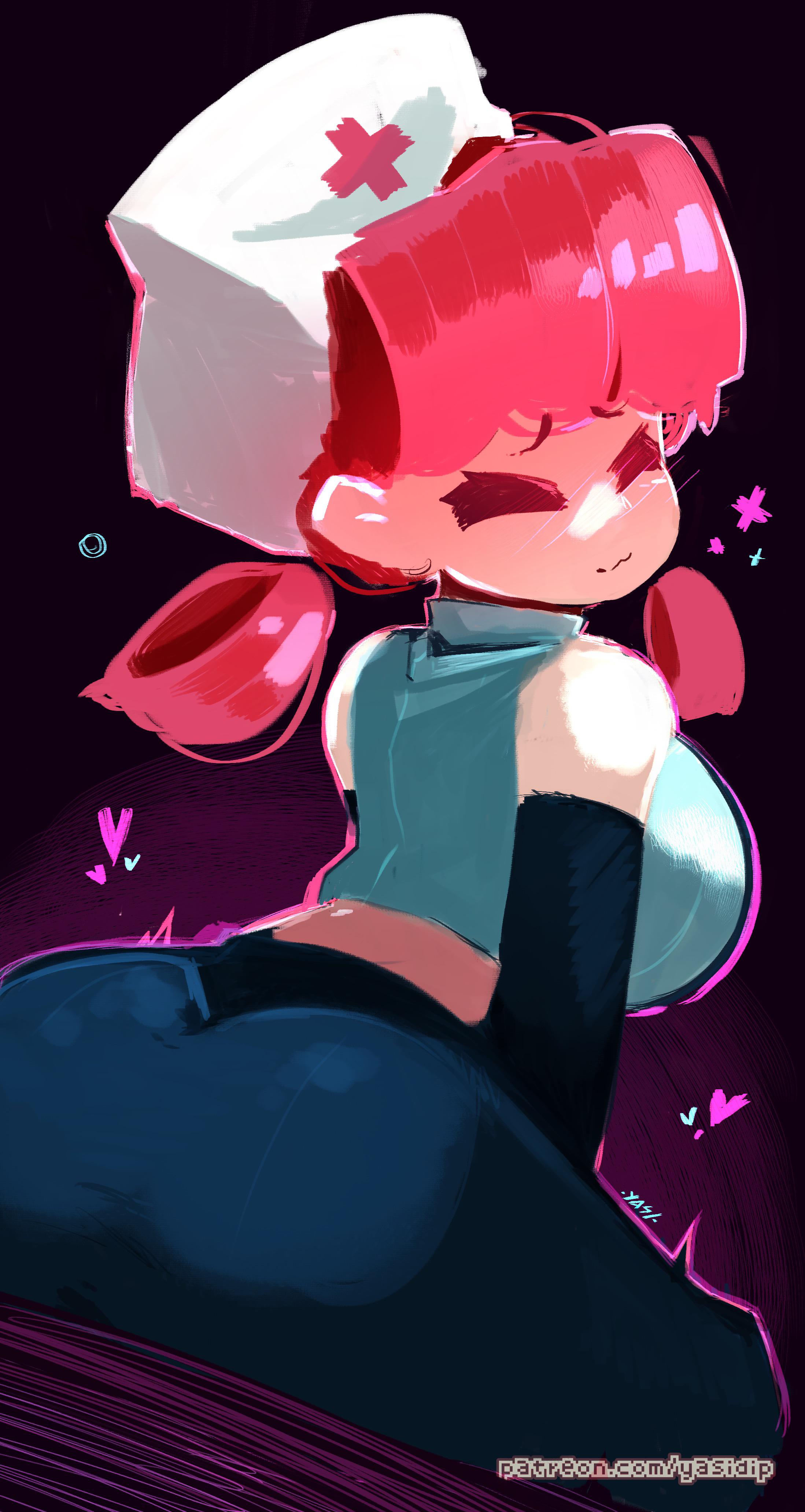 YASI creating anime art and booba Patreon.