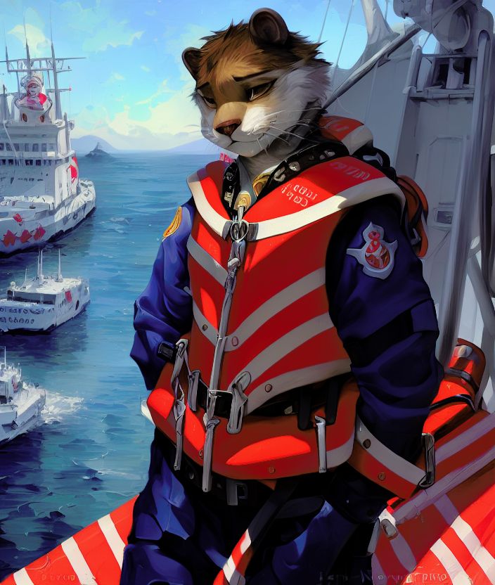 Otter Sailor Scrolller
