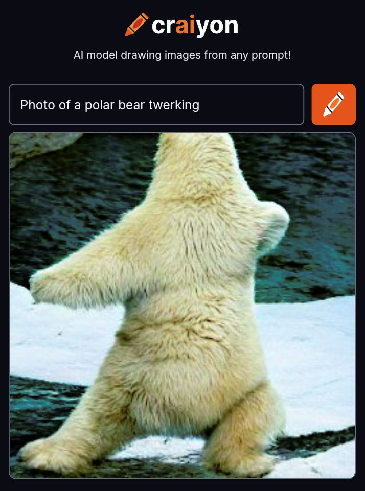 Photo Of A Polar Bear Twerking | Scrolller