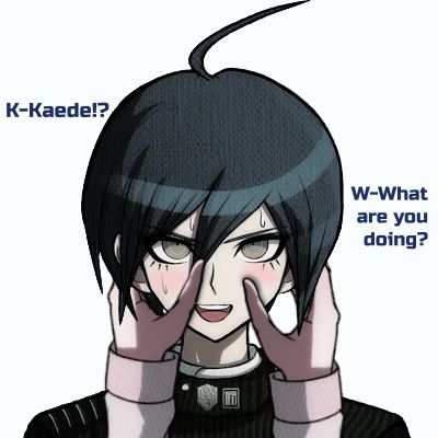 POV: You're Kaede touching Shuichi's face | Scrolller