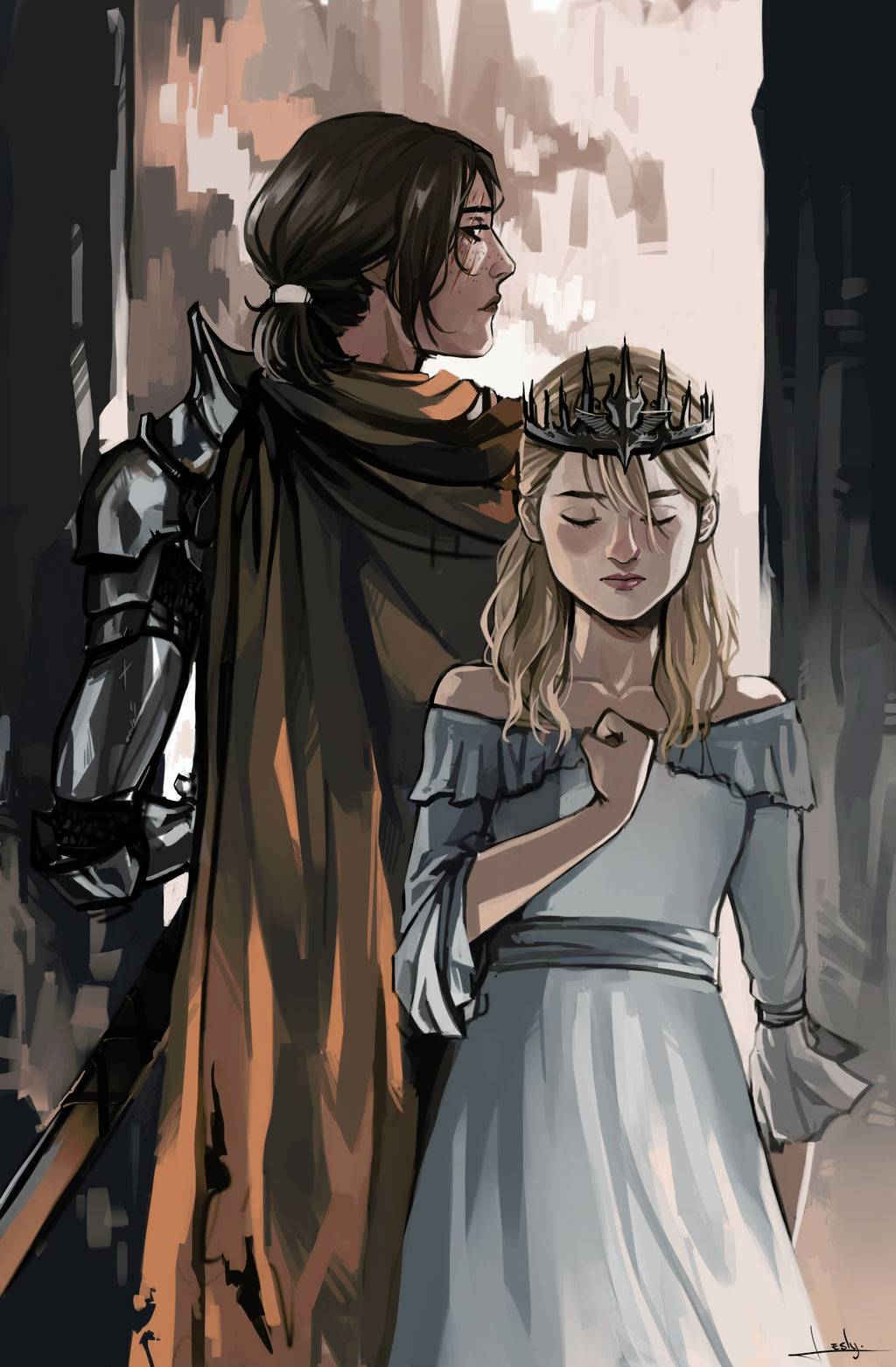 Queen and her Knight by lesly-oh | Scrolller