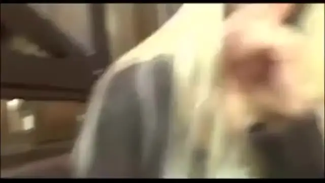 Cum in her eyes in a restaurant