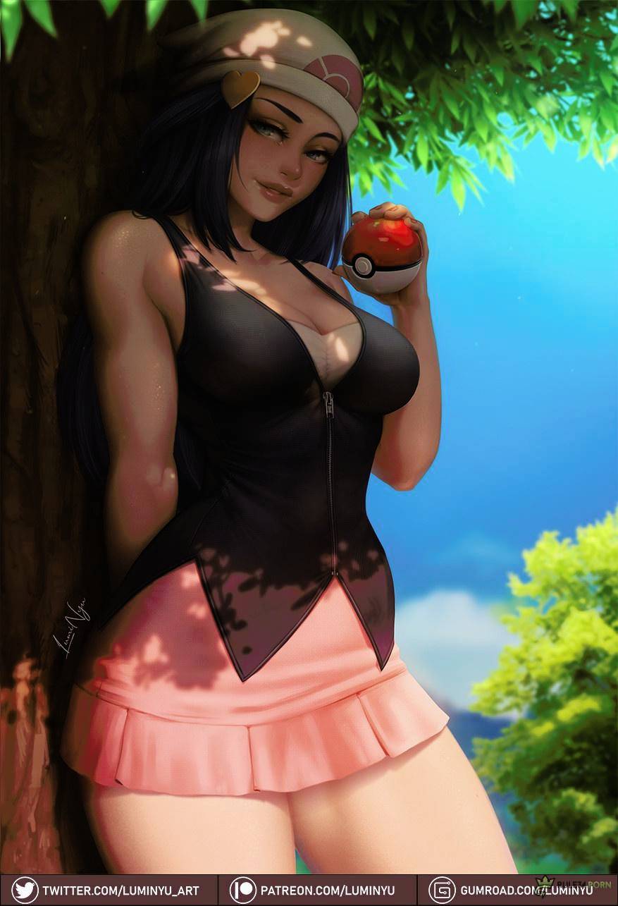 Rule 34 - 1girls alternate breast size artist signature big breasts  [Nintendo, Pokemon, Pokemon Dppt] | Scrolller