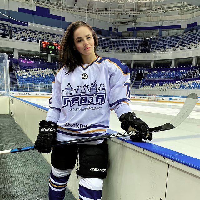 Russian Hockey player Anzhelika Egorova | Scrolller