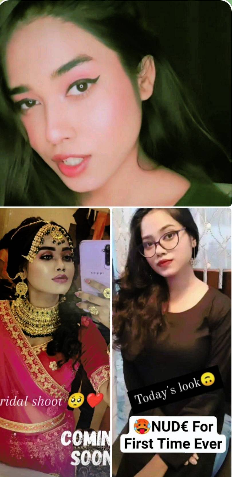 #SassyMuskan_NOODwithFullFace 🥵SASSY MUSKAN Finally NUD€ For First Time