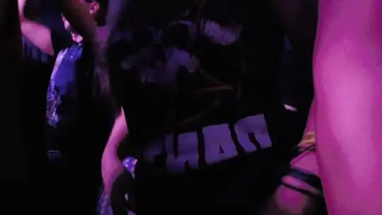 Showing my boobs at a concert