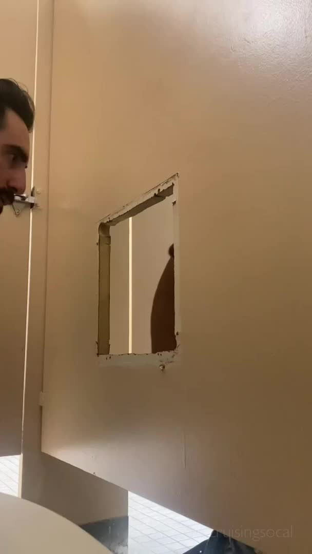 So I found this gigantic public gloryhole at a strip mall recently, and