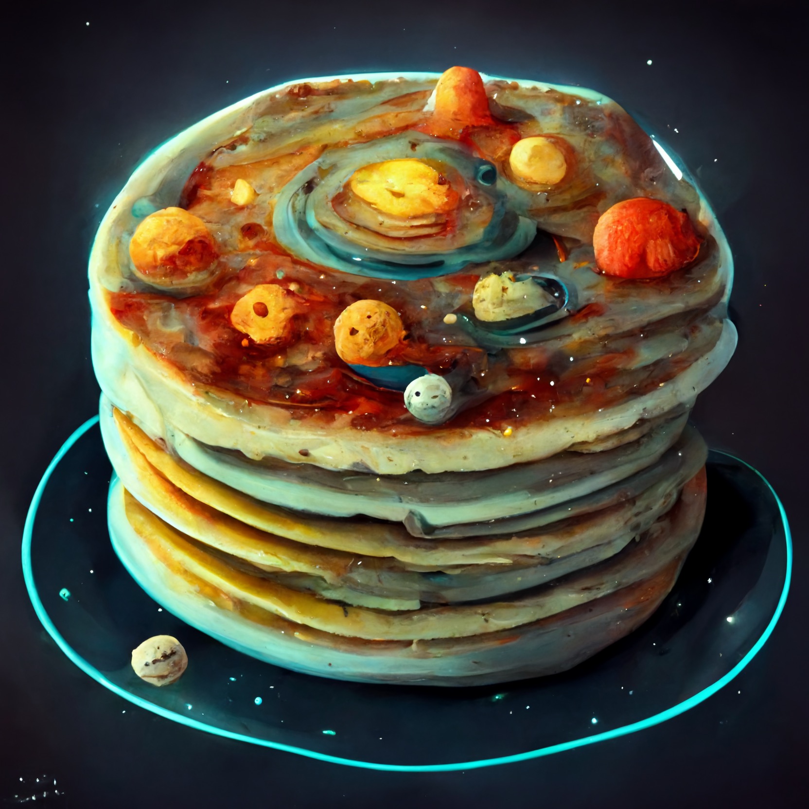 Space Pancakes Scrolller