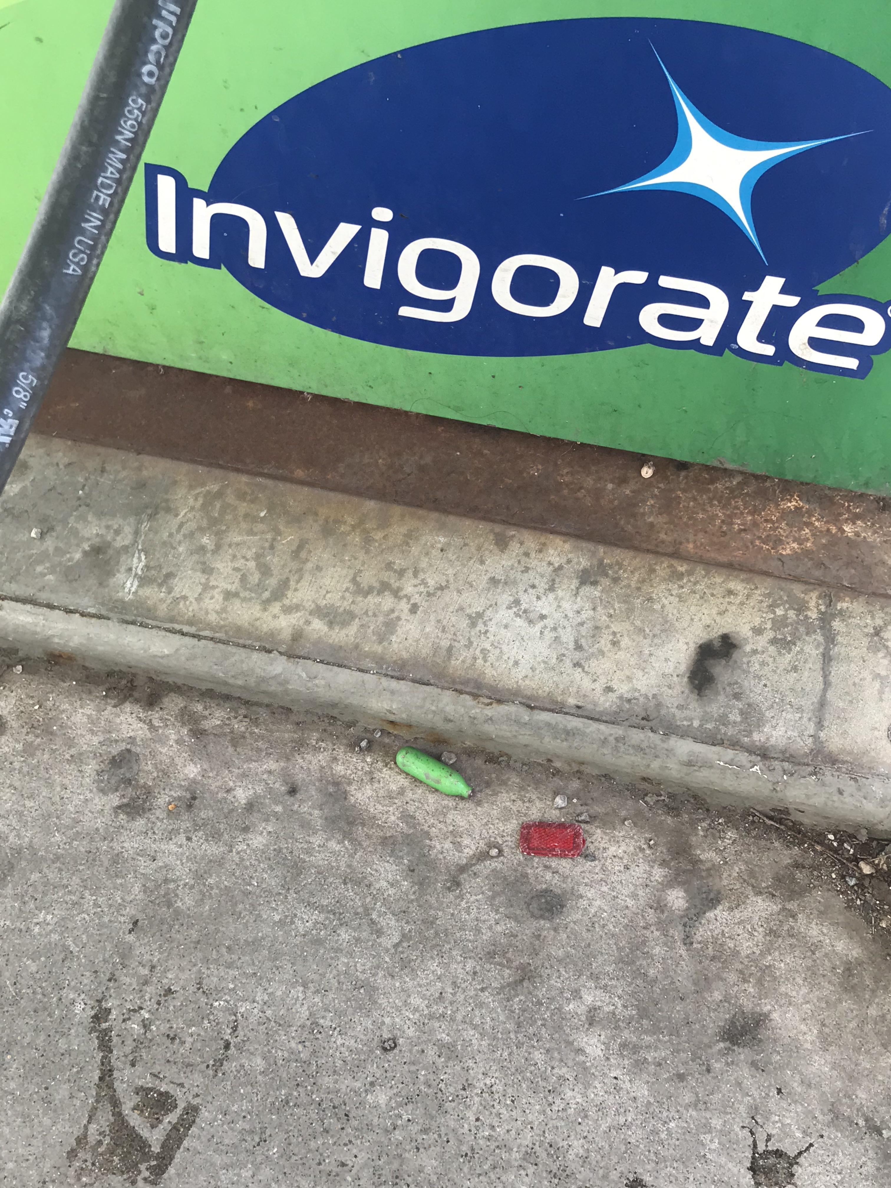 Spotted at my local gas station 😂 had to stop and wonder if it fell out