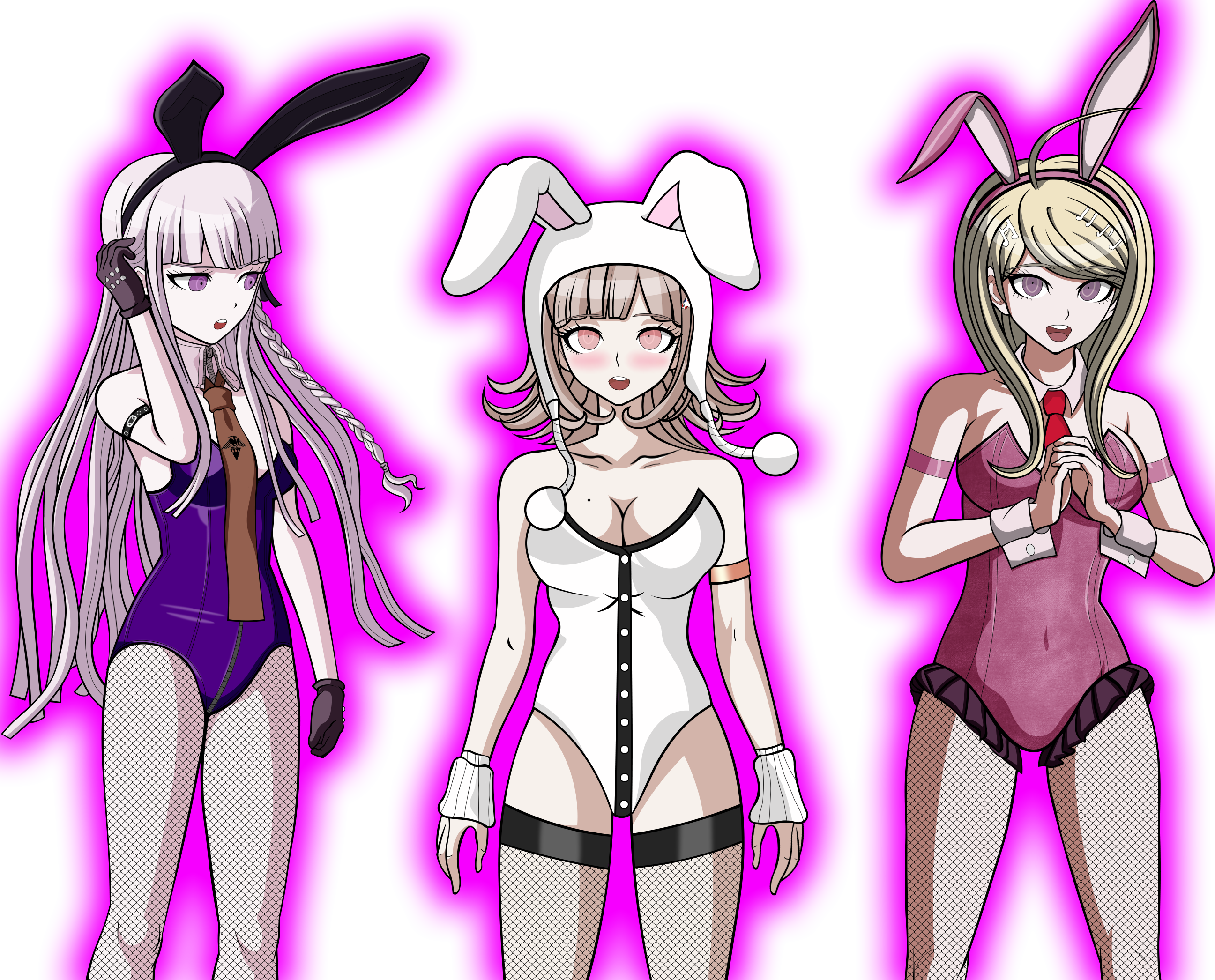 Sprite Edit: Danganronpa does not dream of bunny girl Ultimates. (u/Creepercraftguy)