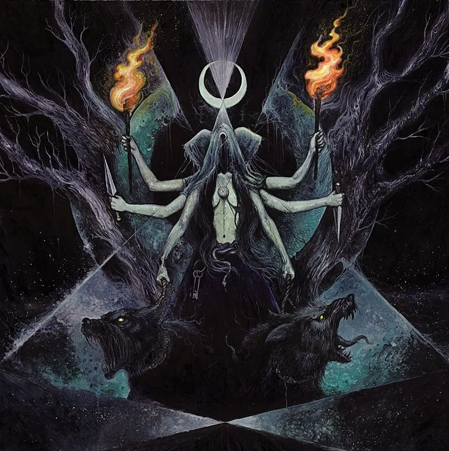 Temple Below - The Dark Goddess album art by Daniel Desecrator