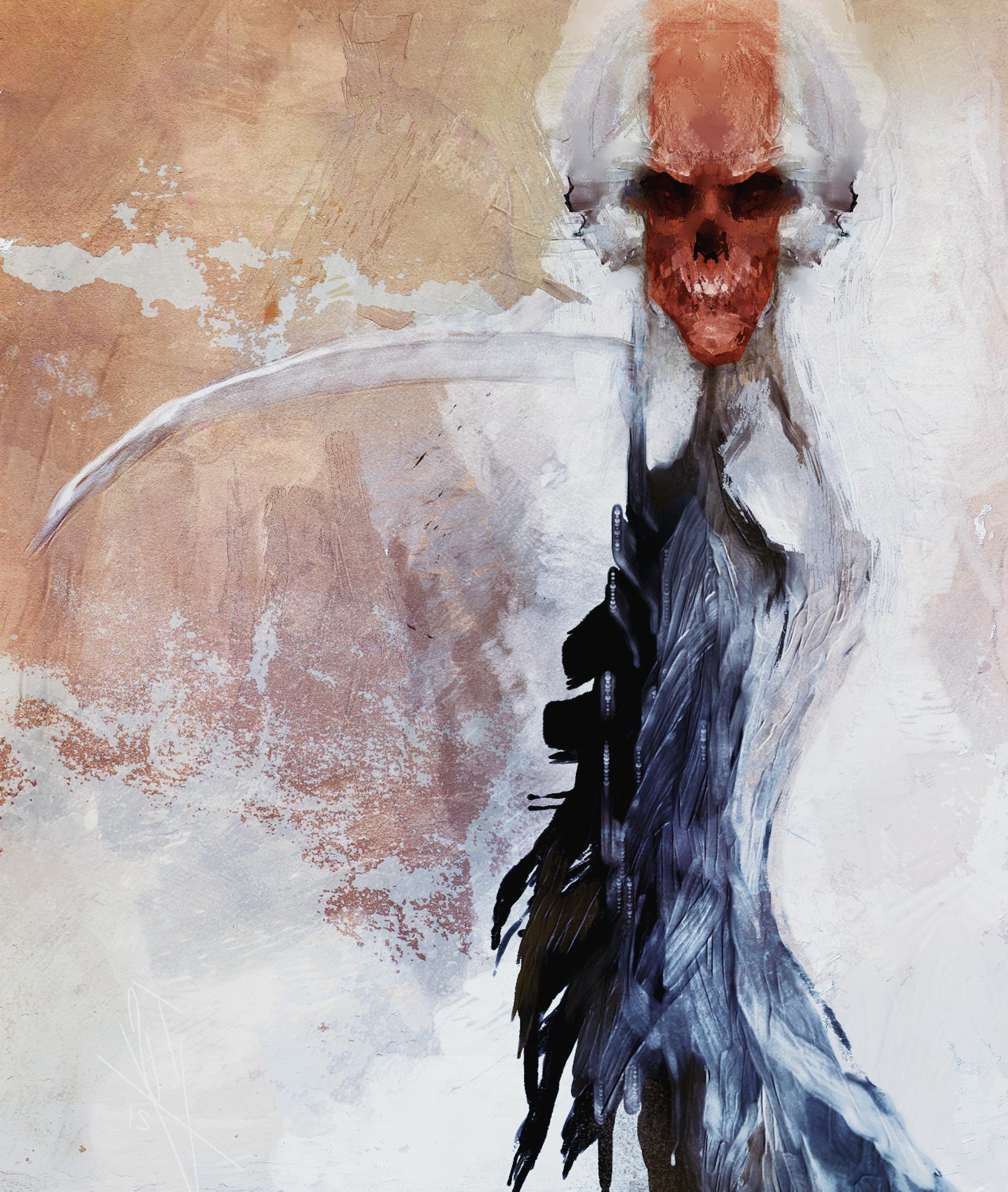 The Happy Harvester, me, digital, 2021 Scrolller