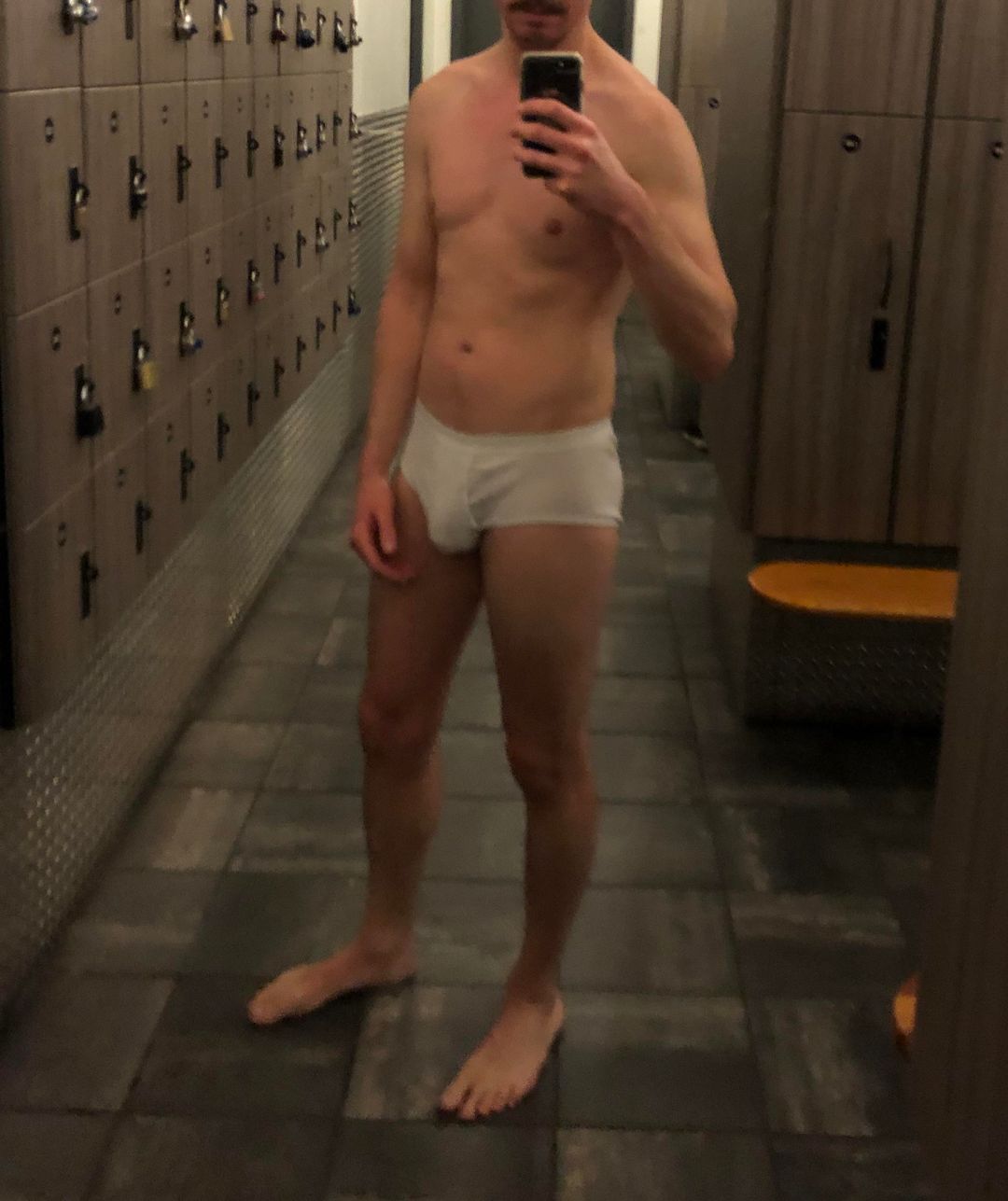 Tighty whities in the locker room. (35) | Scrolller