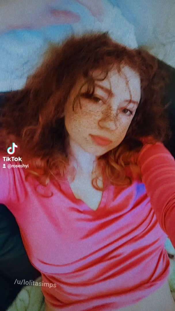 Tried a ginger filter on tiktok, should I officially dye my hair red? 😳