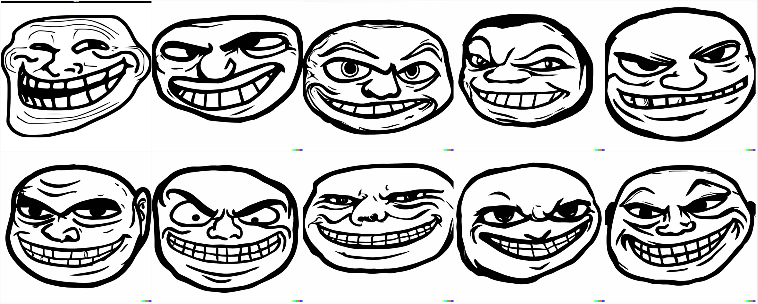 Trollface Variations | Scrolller